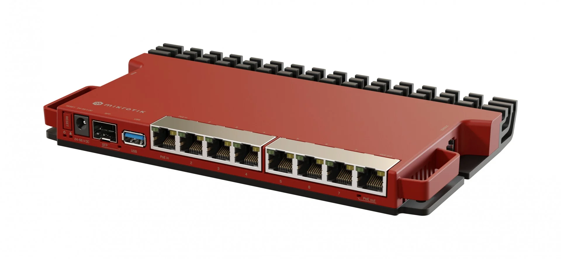 Mikrotik L009UiGS-RM Routeur connecté 2.5 Gigabit Ethernet, Gigabit Ethernet Rouge – Image 3