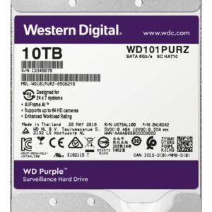 Disque Dur de 10TB Western Digital-Solution de Stockage pour la Vidéo Surveillée Professionnelle