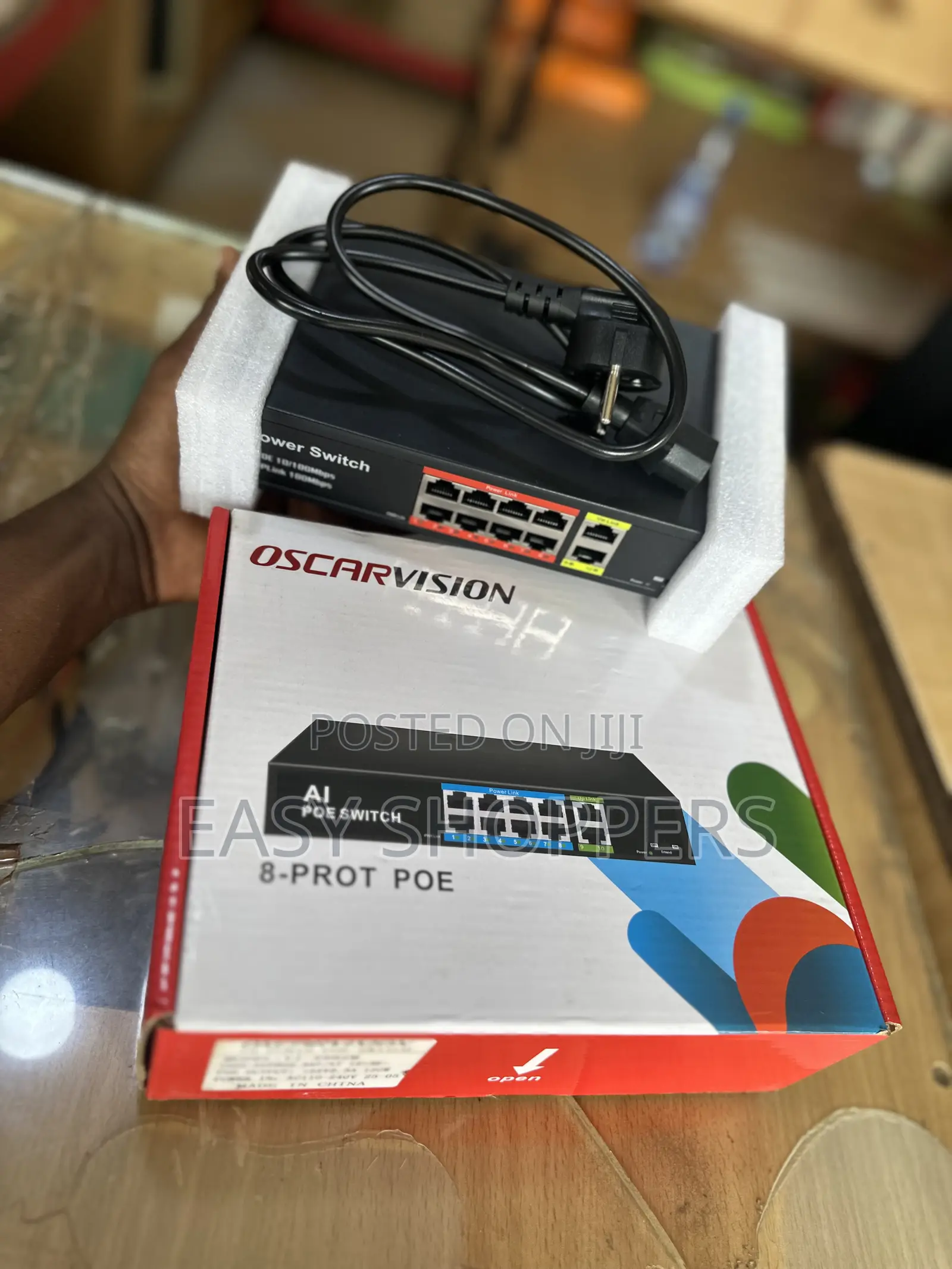 Switch Poe IA 8-port Oscarvision 120W