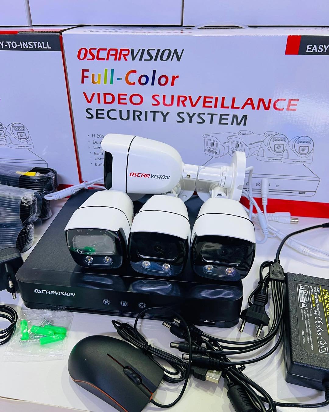 kit de 4 caméra 5MP Oscarvision ( système de vidéosurveillance full-color ) – Image 5