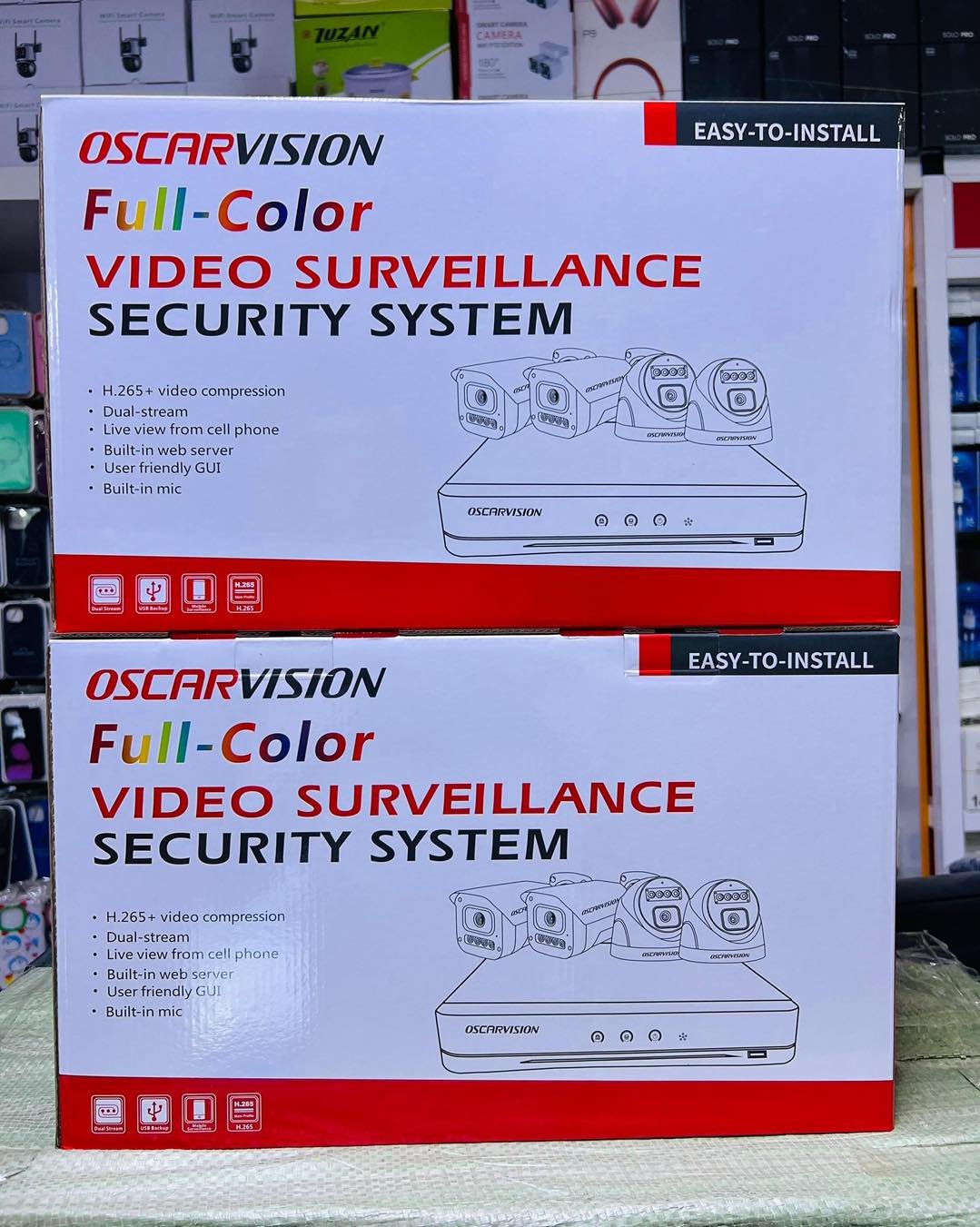 kit de 4 caméra 5MP Oscarvision ( système de vidéosurveillance full-color ) – Image 3