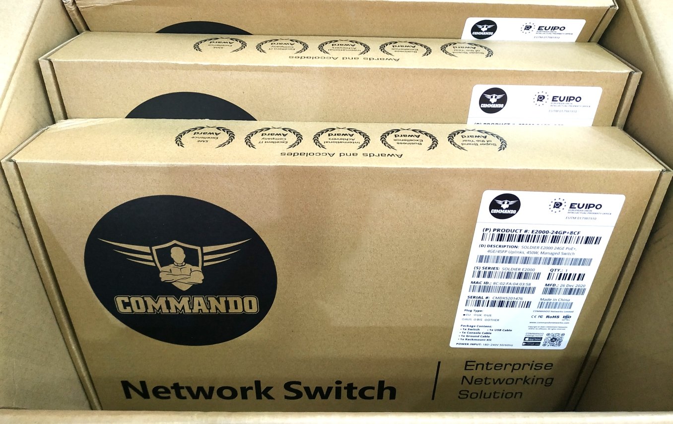 Switch Commando E2000-24GP+8CF – Image 2