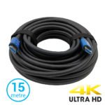 Câble HDMI HDTV 15M 4K-2K Noir – Image 2
