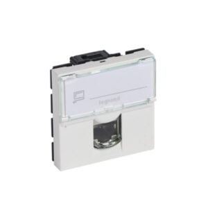 PRISE RJ 45 CAT. 6 UTP BLANCHE 2M LEGRAND MOSAIC