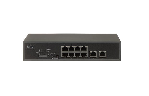 UNV NSW2010-10T-POE-S-IN 8 ports PoE Uplink - Port 200 mégabits (PoE 96 W)
