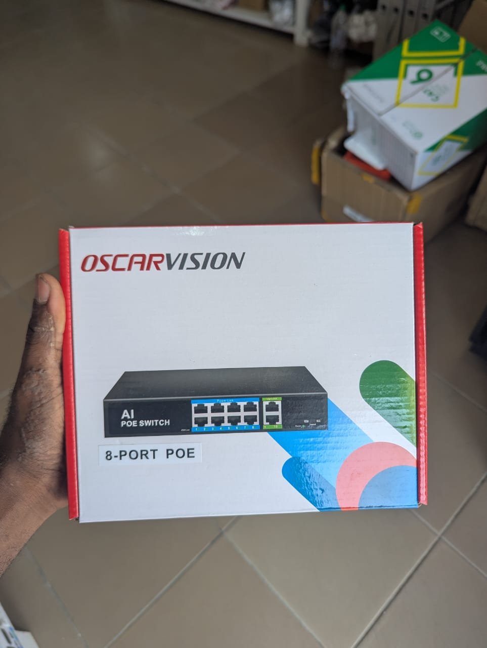 Switch Poe IA 8-port Oscarvision 120W – Image 4