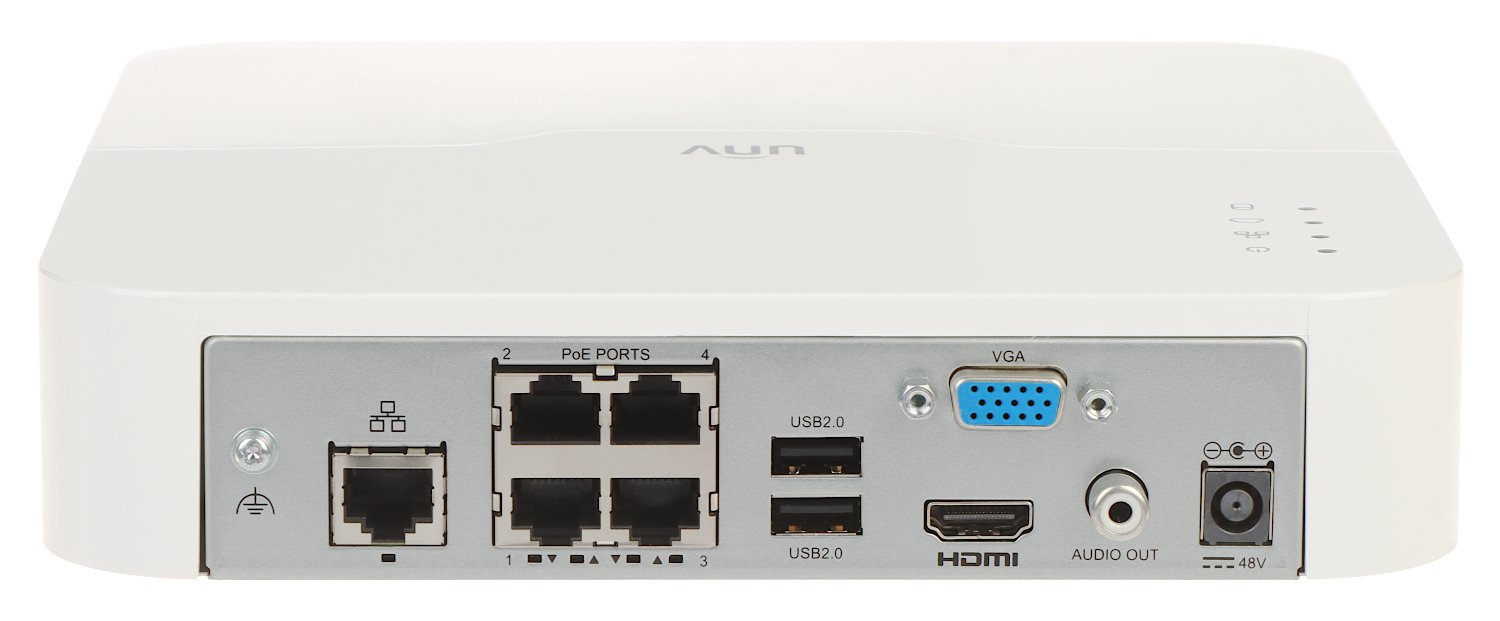 Enregistreur vidéo réseau NVR301-04LS3-P4 4 canaux, 4 ports PoE UNIVIEW