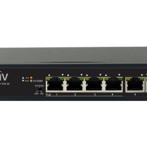 Switch PoE 4 ports 10/100 UNV NSW2010-6T-POE-IN avec port de liaison montante Ethernet