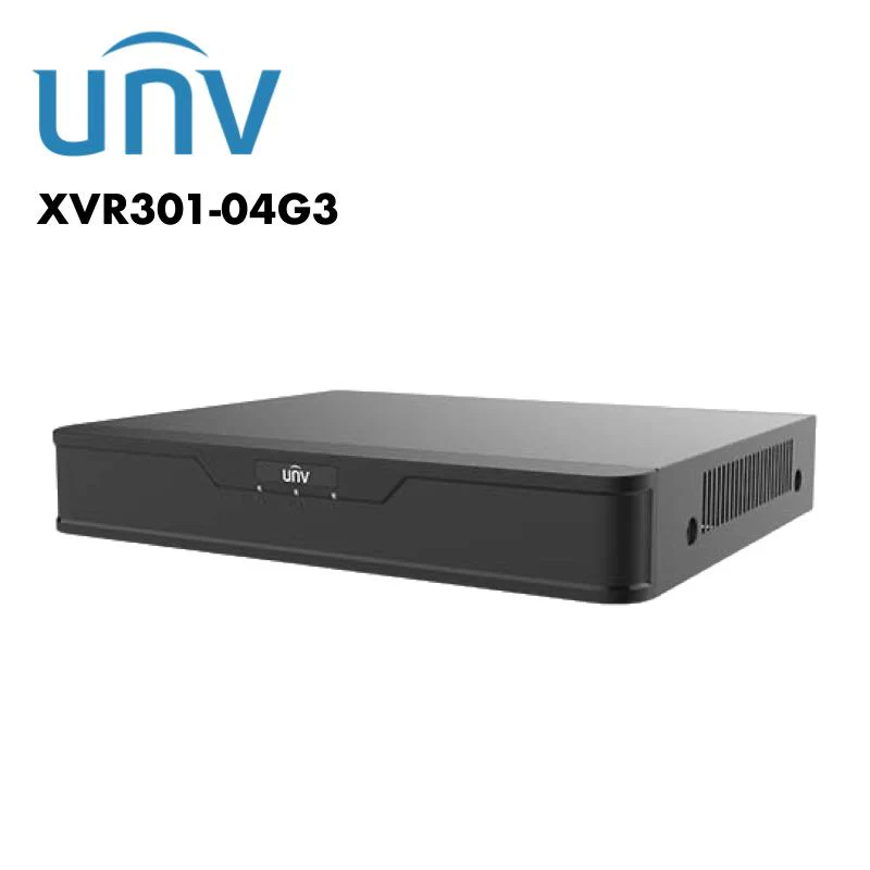 Enregistreur numérique Uniview XVR301-04G3 4 canaux 1080p 1U H.265 AcuSense